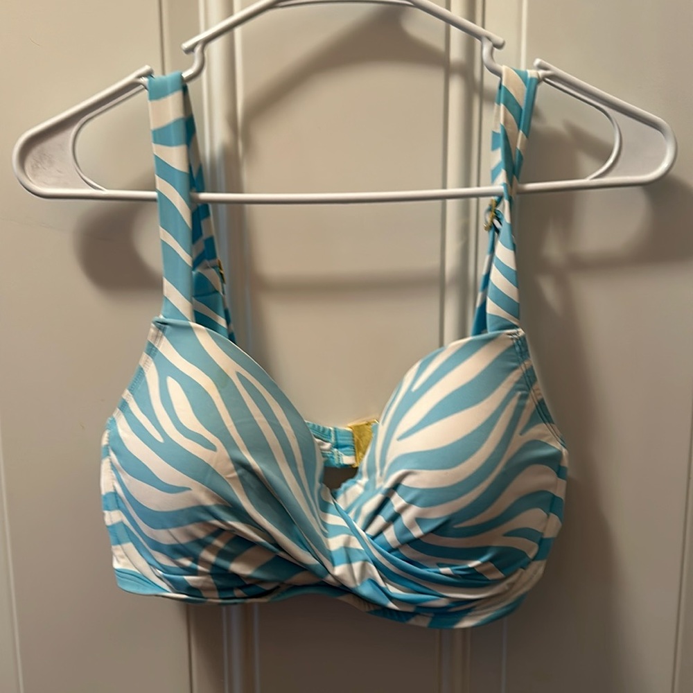Bleu by Rod Beattie blue and white bikini
